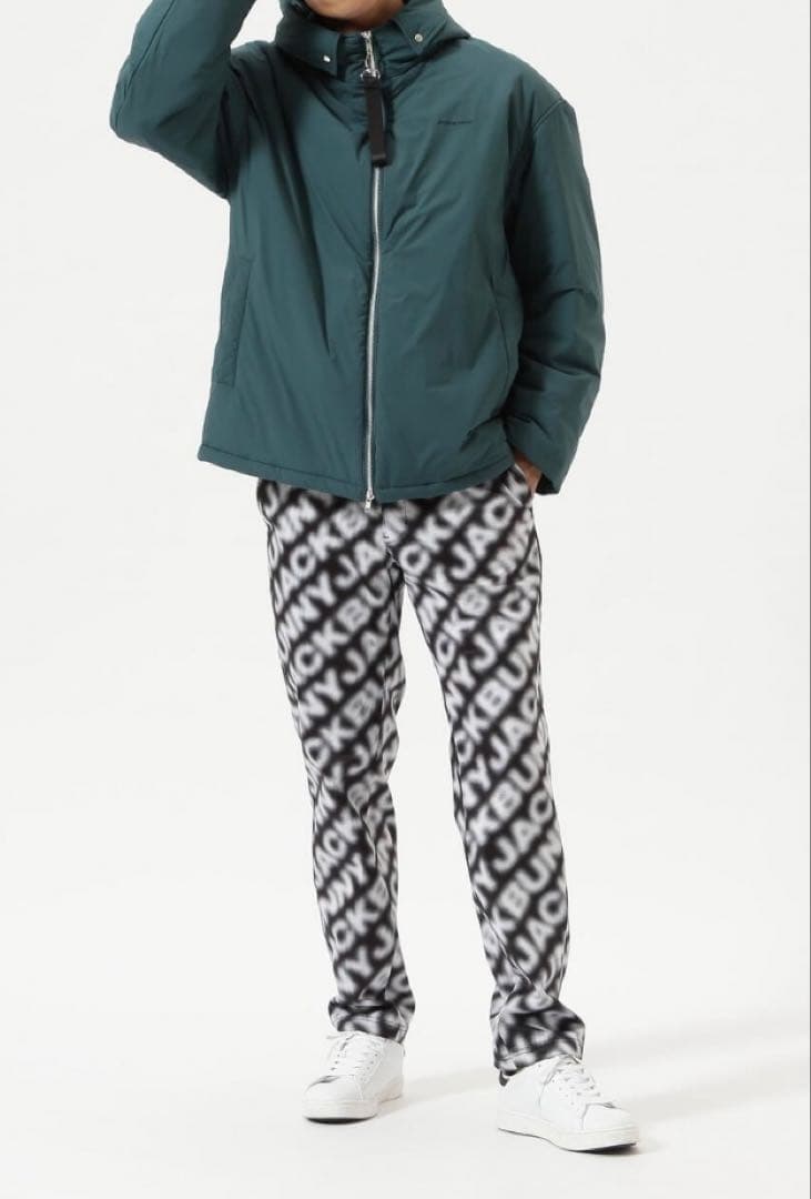 新品 パーリーゲイツ ジャックバニー エアシャット裏フリース防風パンツ(6)LL