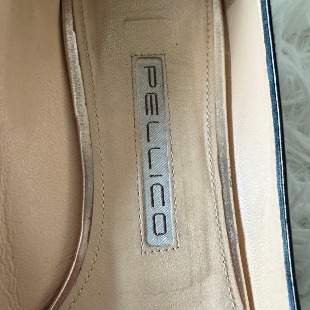 【ペリーコ】アネッリ パンプス ポインテッドトゥ レザー 36 黒