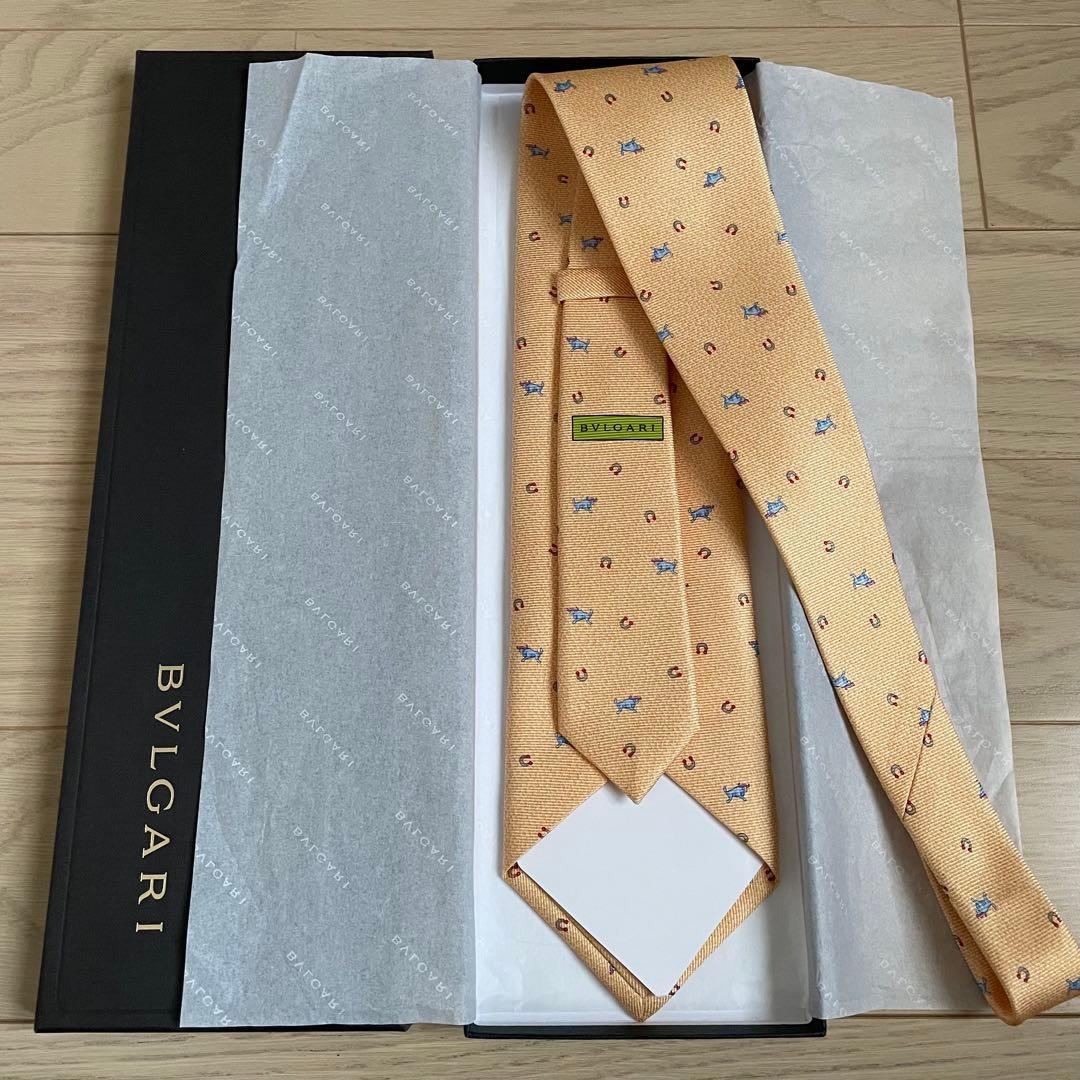 BVLGARI ブルガリ シルクネクタイ セッテピエゲ 3