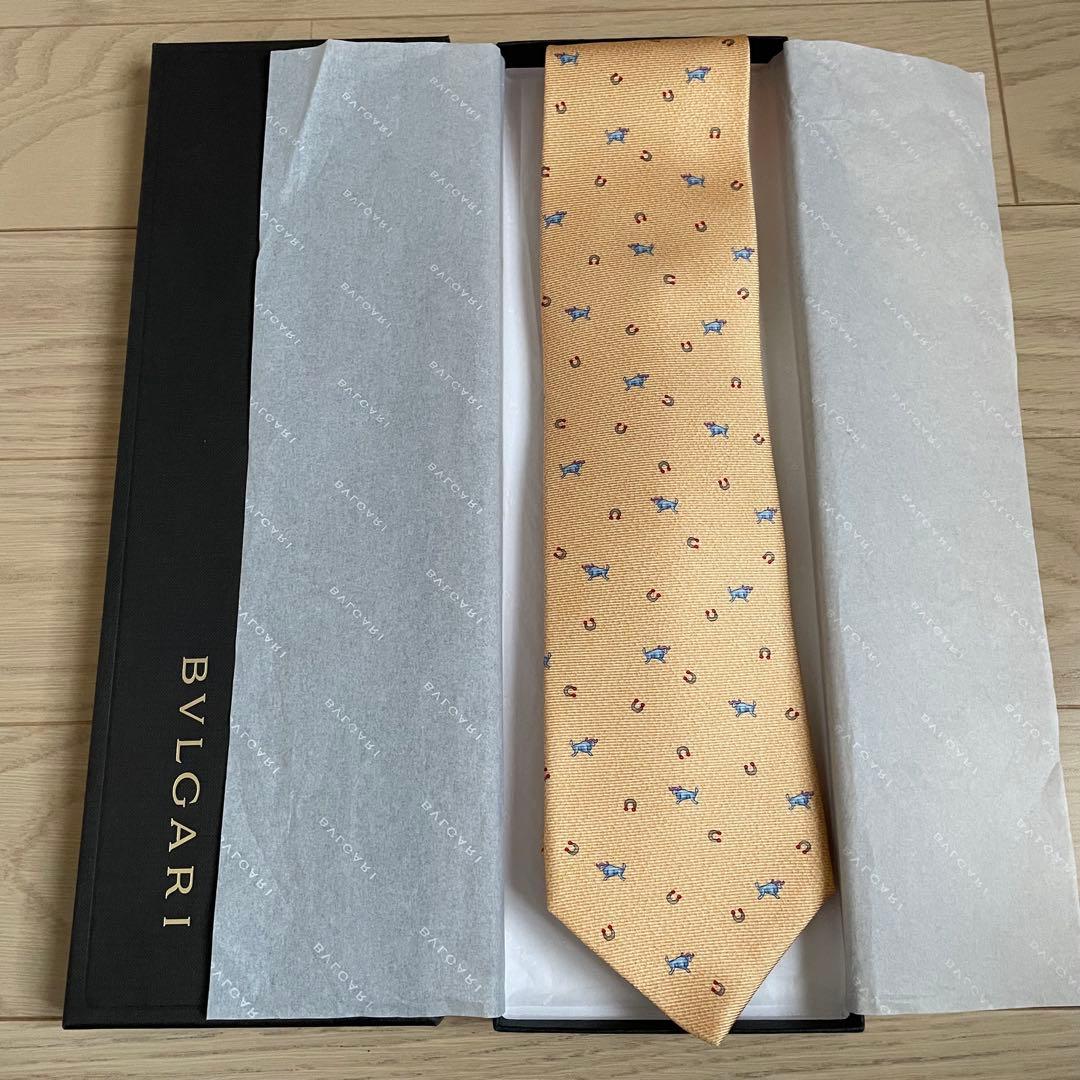 BVLGARI ブルガリ シルクネクタイ セッテピエゲ 3