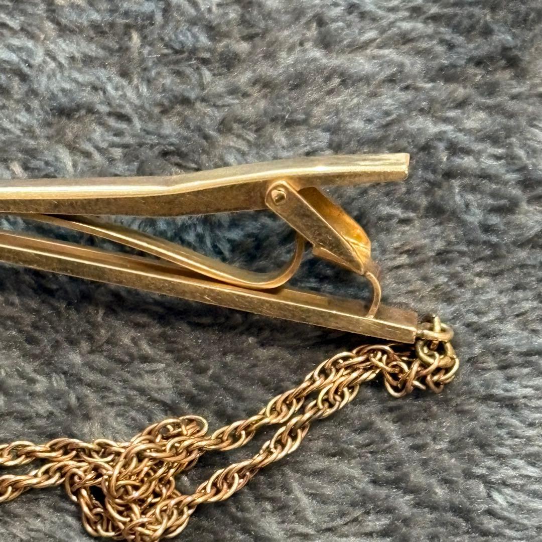 貴金属★18K★チェーン付きネクタイピン★