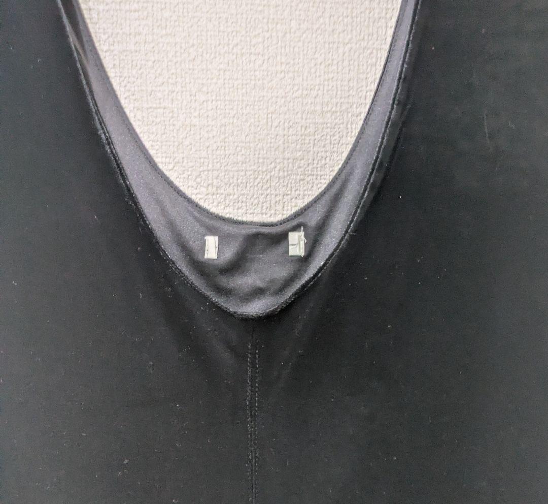 新品 ベロア ロング丈 ワンピース M 黒 おしゃれコーデ Annukアンヌーク