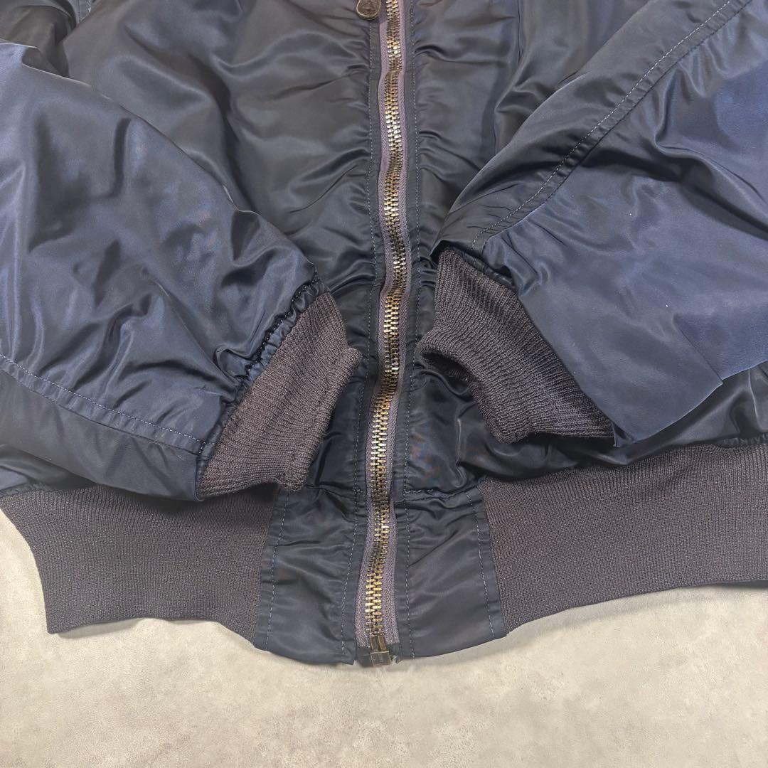 USA製 1968年復刻 アルファ MA-1 68モデル ネイビー