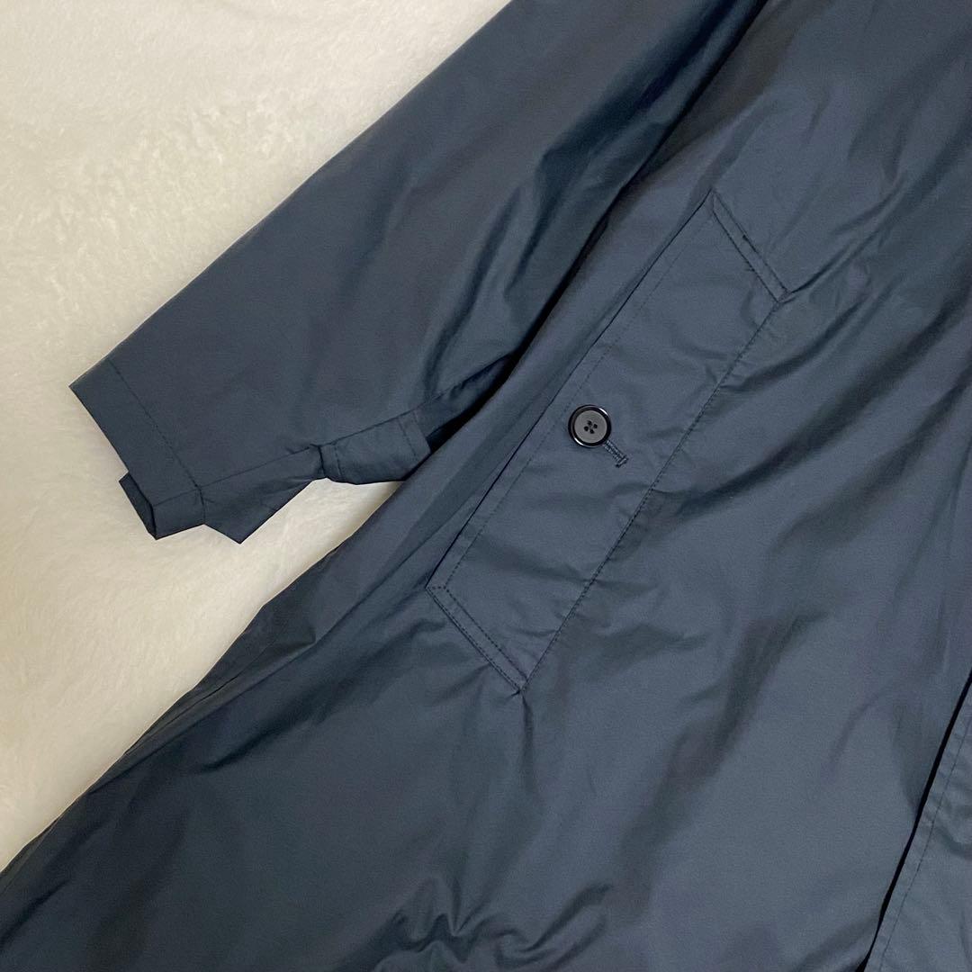 オーラリー SUPEER LIGHT POLYESTER サテンカラーコート