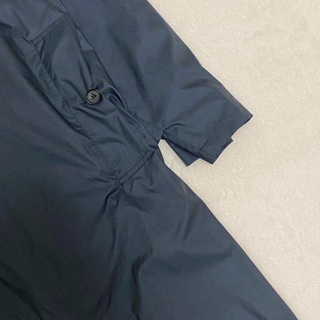 オーラリー SUPEER LIGHT POLYESTER サテンカラーコート