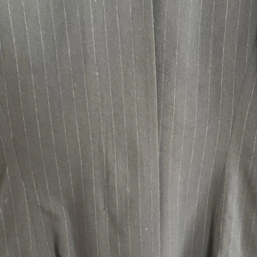 y'sネイビー ストライプ テーラードジャケット