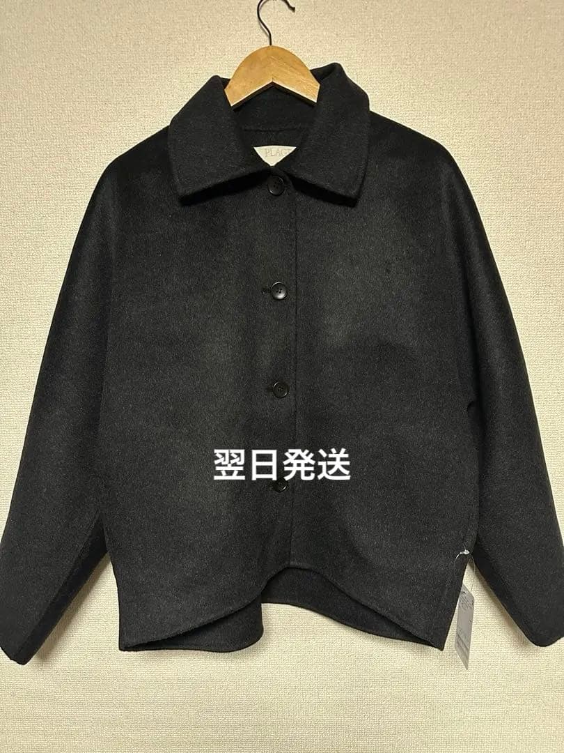 plage HAMILTON Jacket コート　ブラック