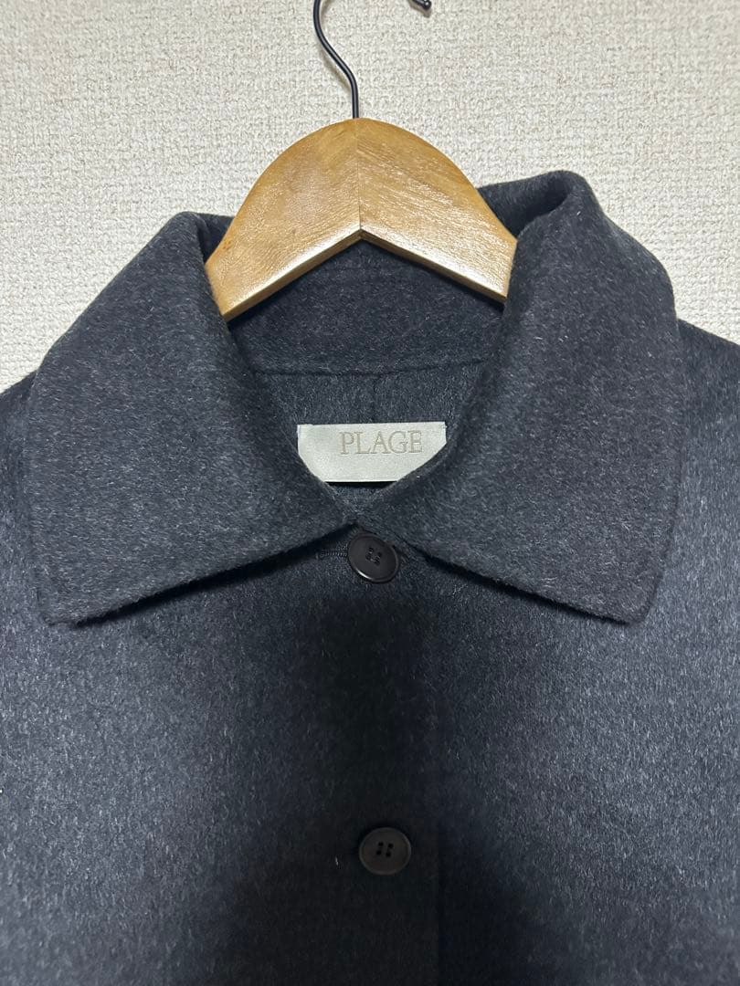 plage HAMILTON Jacket コート　ブラック