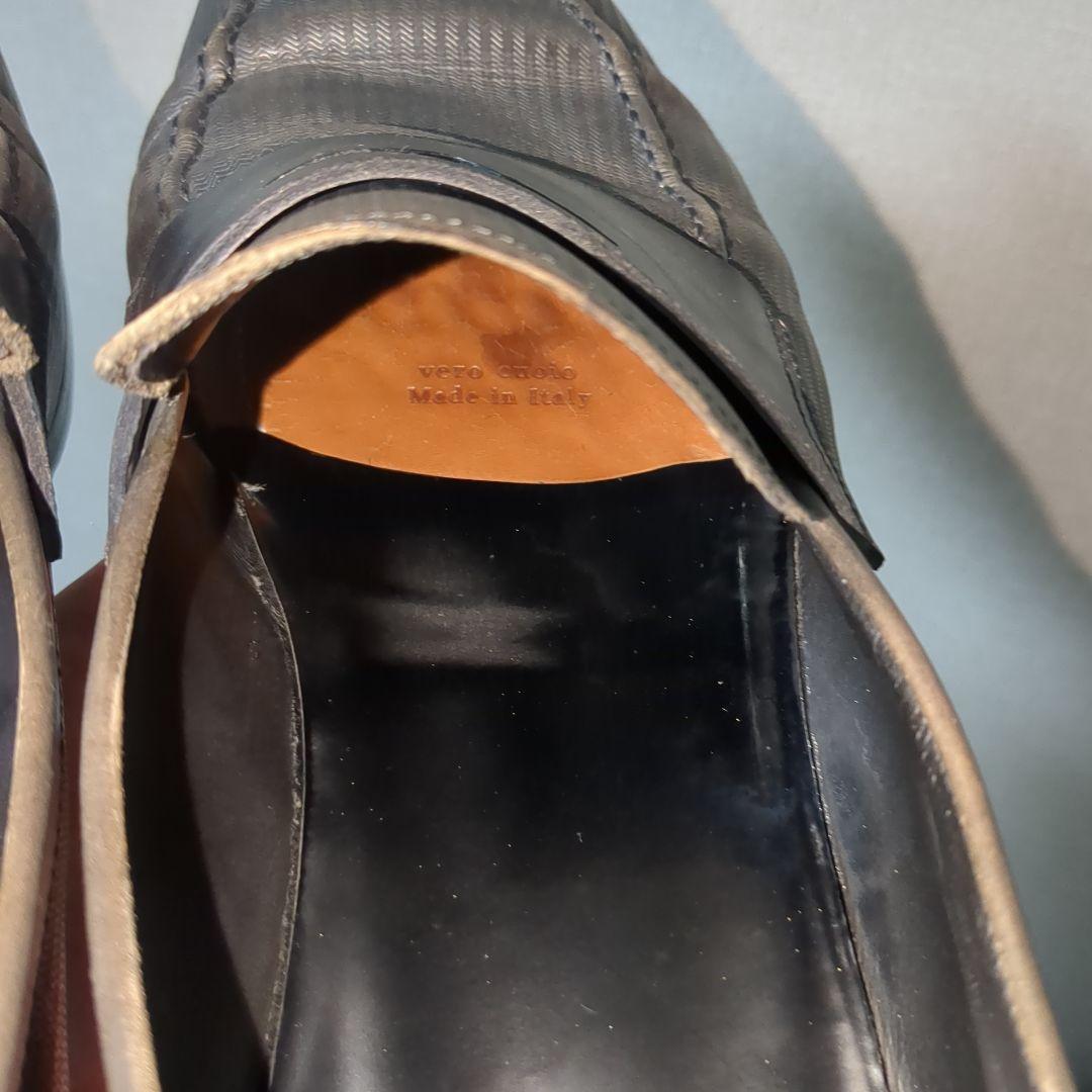 定価10万イタリア製 Giorgio Armani ポインテッドトゥ 革靴