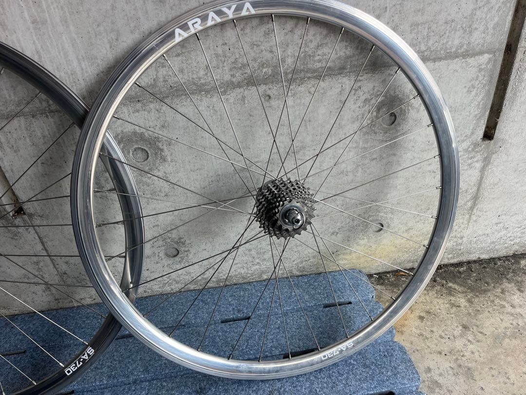 ARAYA SA-730 手組ホイール シルバー