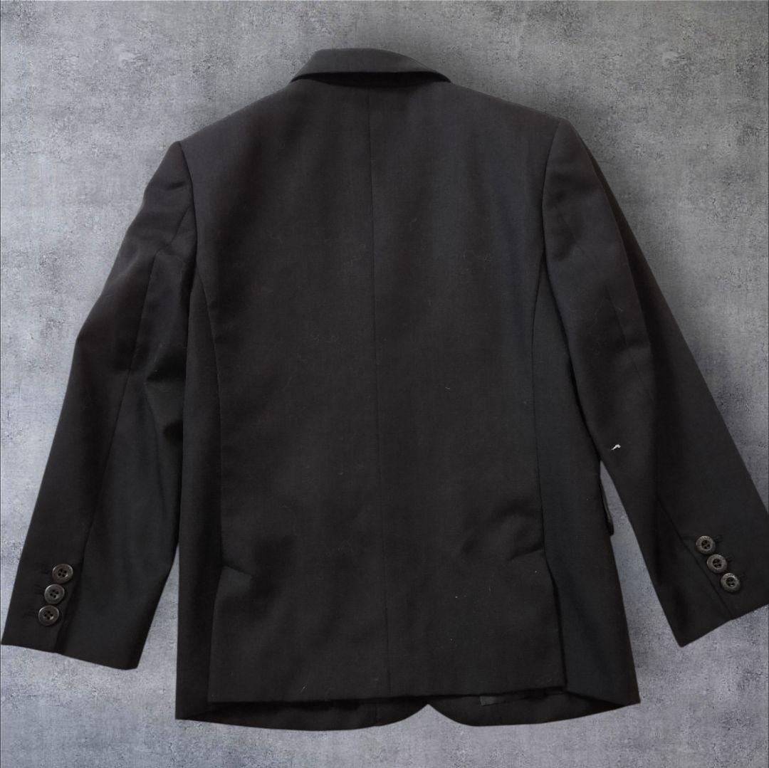 【バーバリー ロンドン】フォーマルスーツ 上下セット 120 黒 シルク混