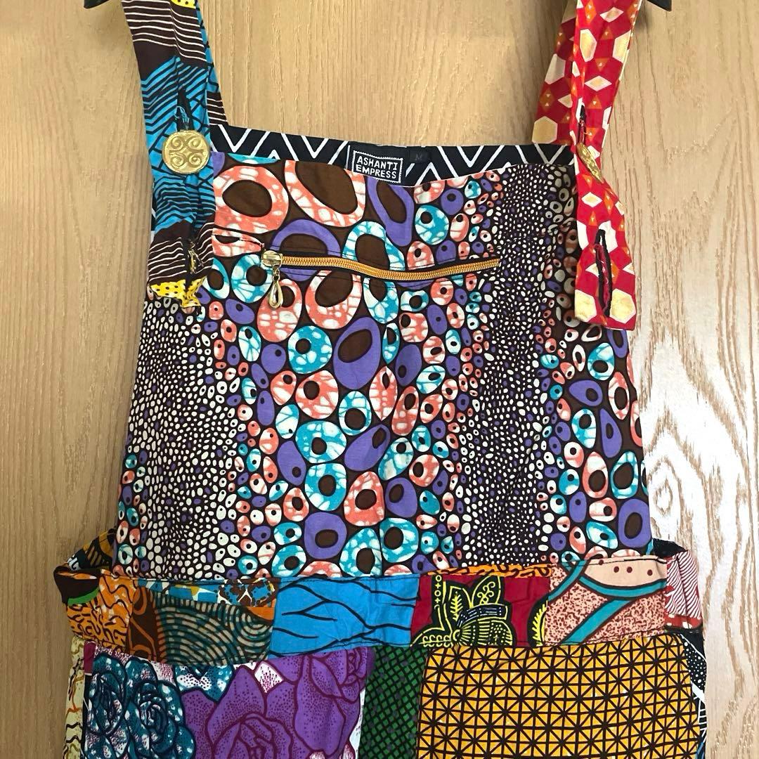 Ashanti Empress オーバーオール / アフリカンバティック サロペ