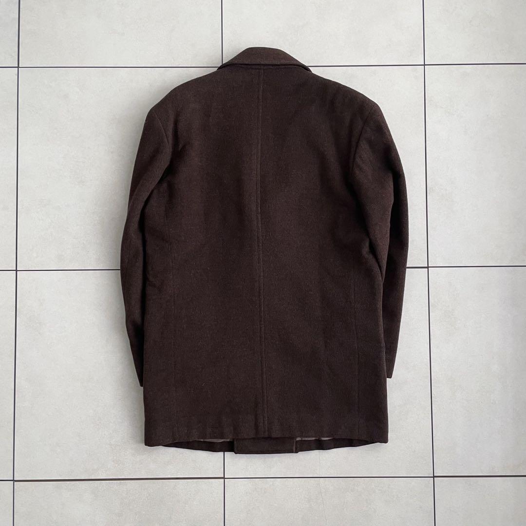 【Yves Saint Laurent】ウール ダブル ハーフ コート