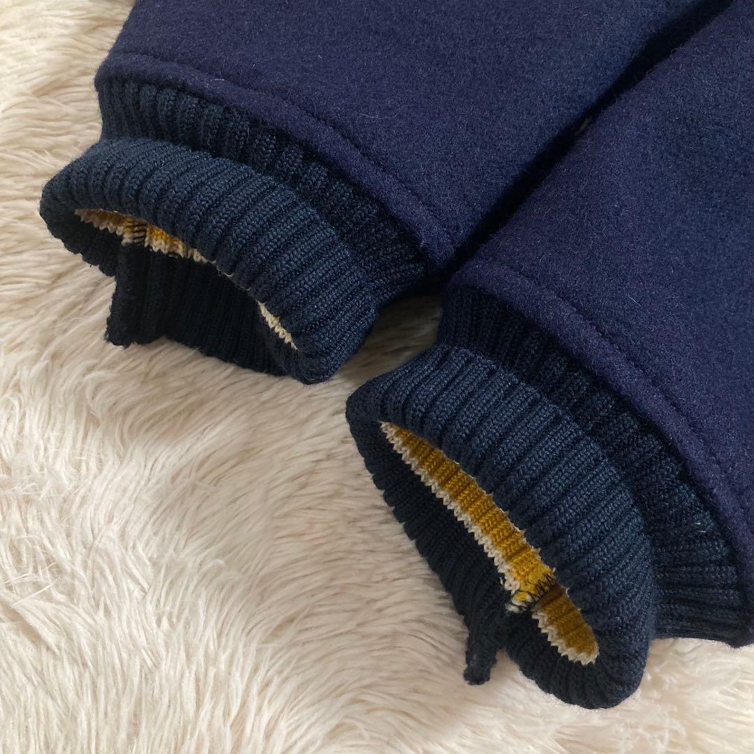 美品 ポロラルフローレン レターマンジャケット スタジャン ウール ワッペン