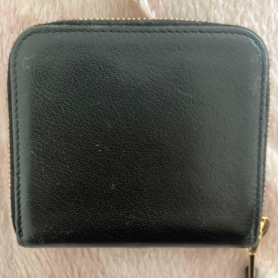 MIU MIU 二つ折り財布 黒 ブラック