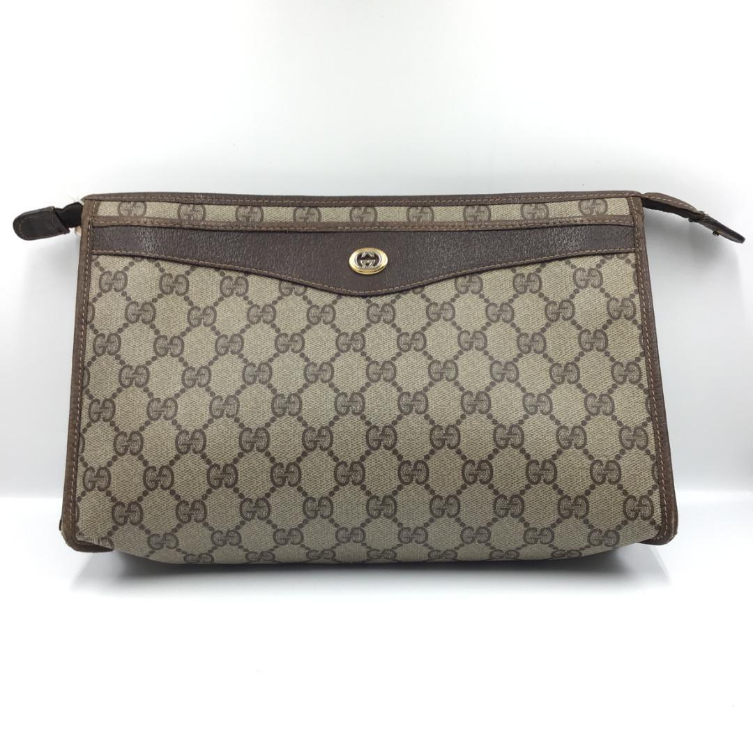 GUCCI GG柄 クラッチバッグ ベージュ Y089