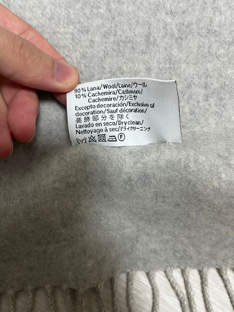 LOEWE ウールカシミアブレンドマフラー