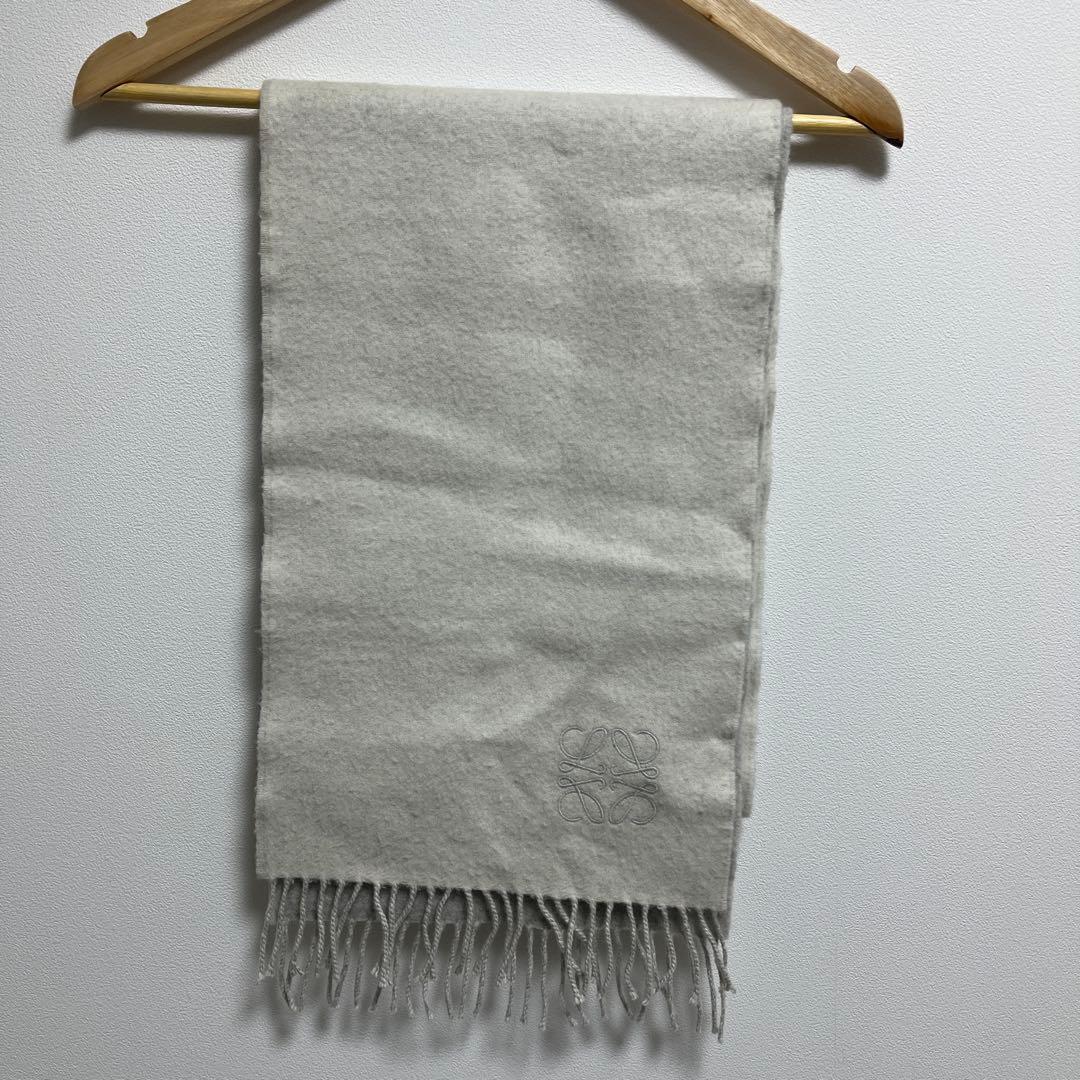 LOEWE ウールカシミアブレンドマフラー