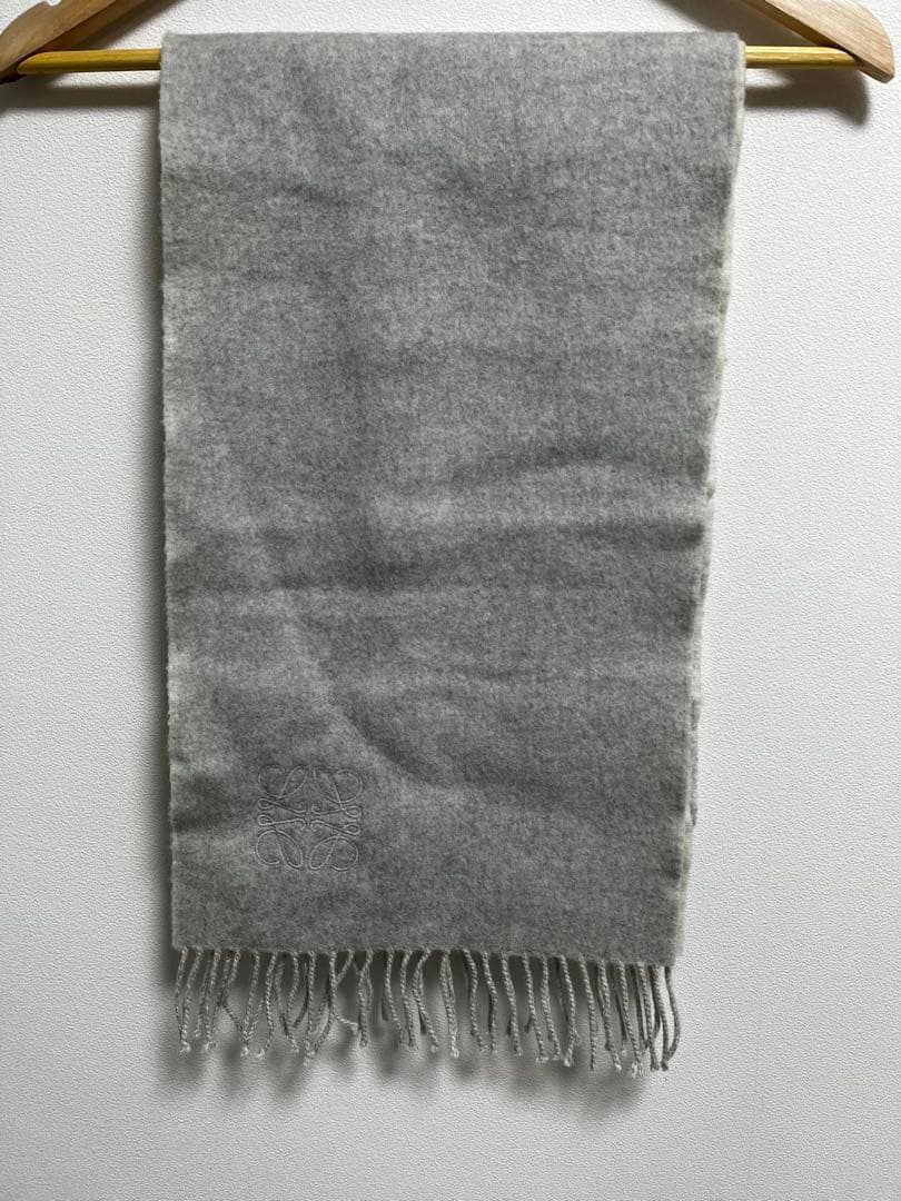 LOEWE ウールカシミアブレンドマフラー