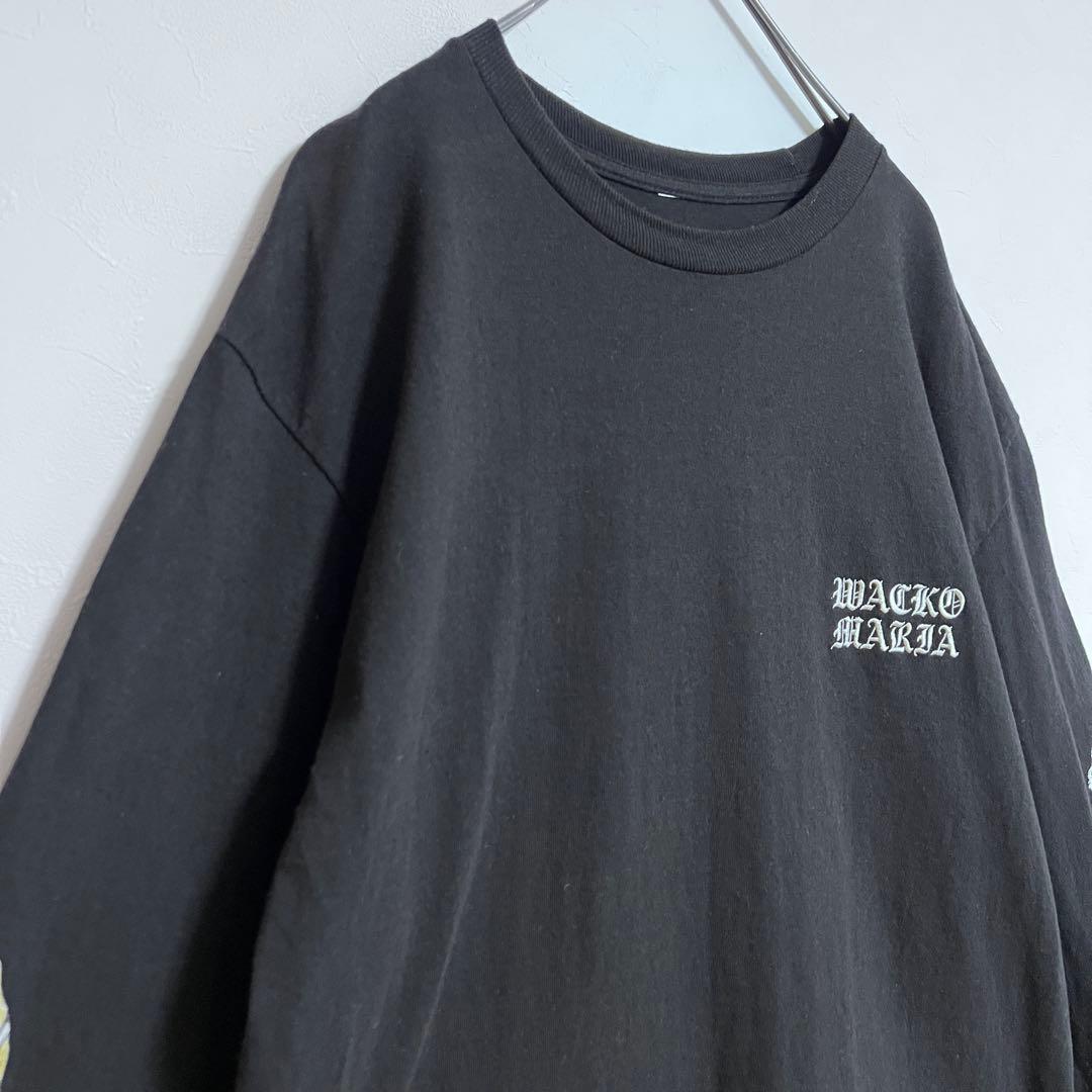 美品 WACKO MARIA TIM LEHI ロングスリーブ 虎 黒 M