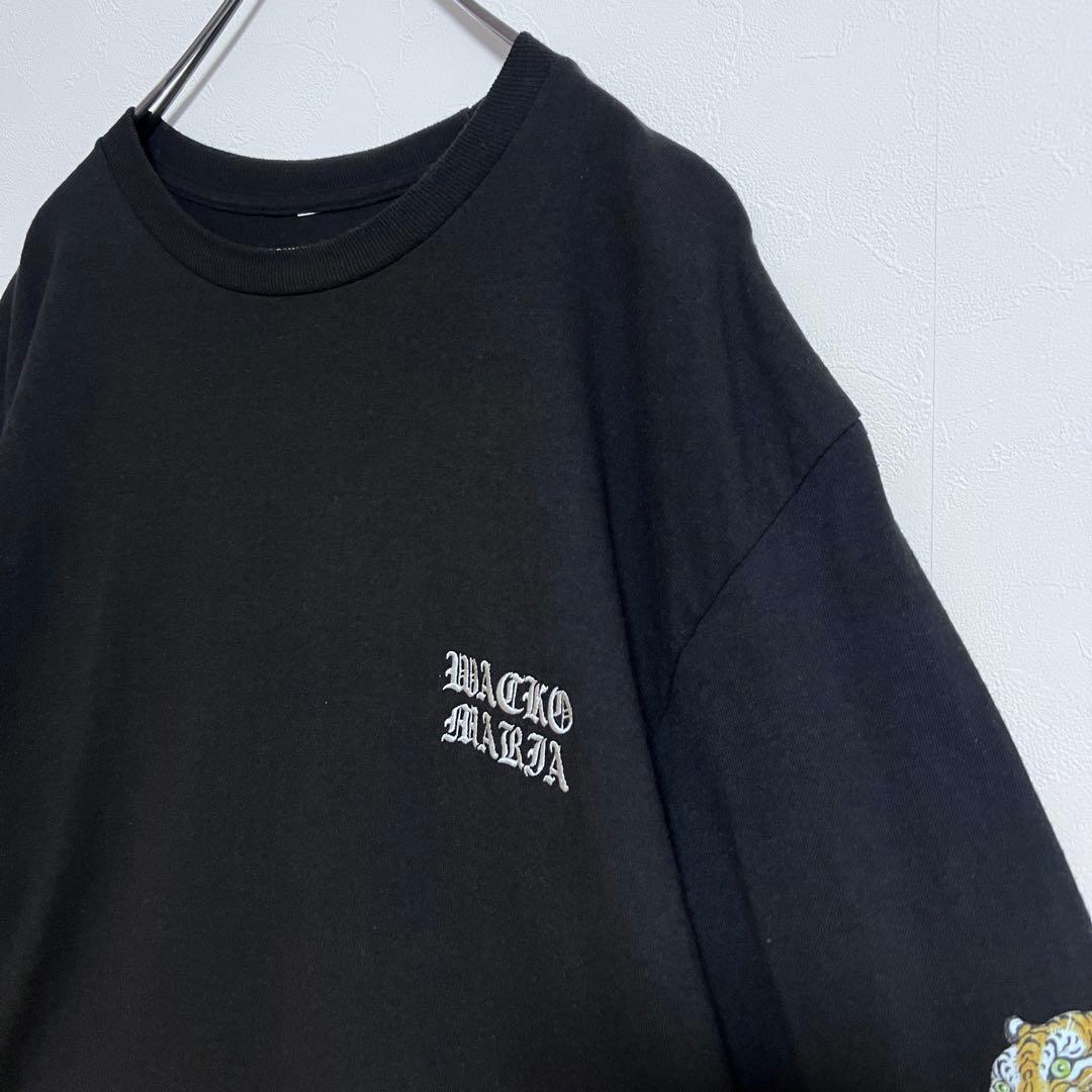 美品 WACKO MARIA TIM LEHI ロングスリーブ 虎 黒 M