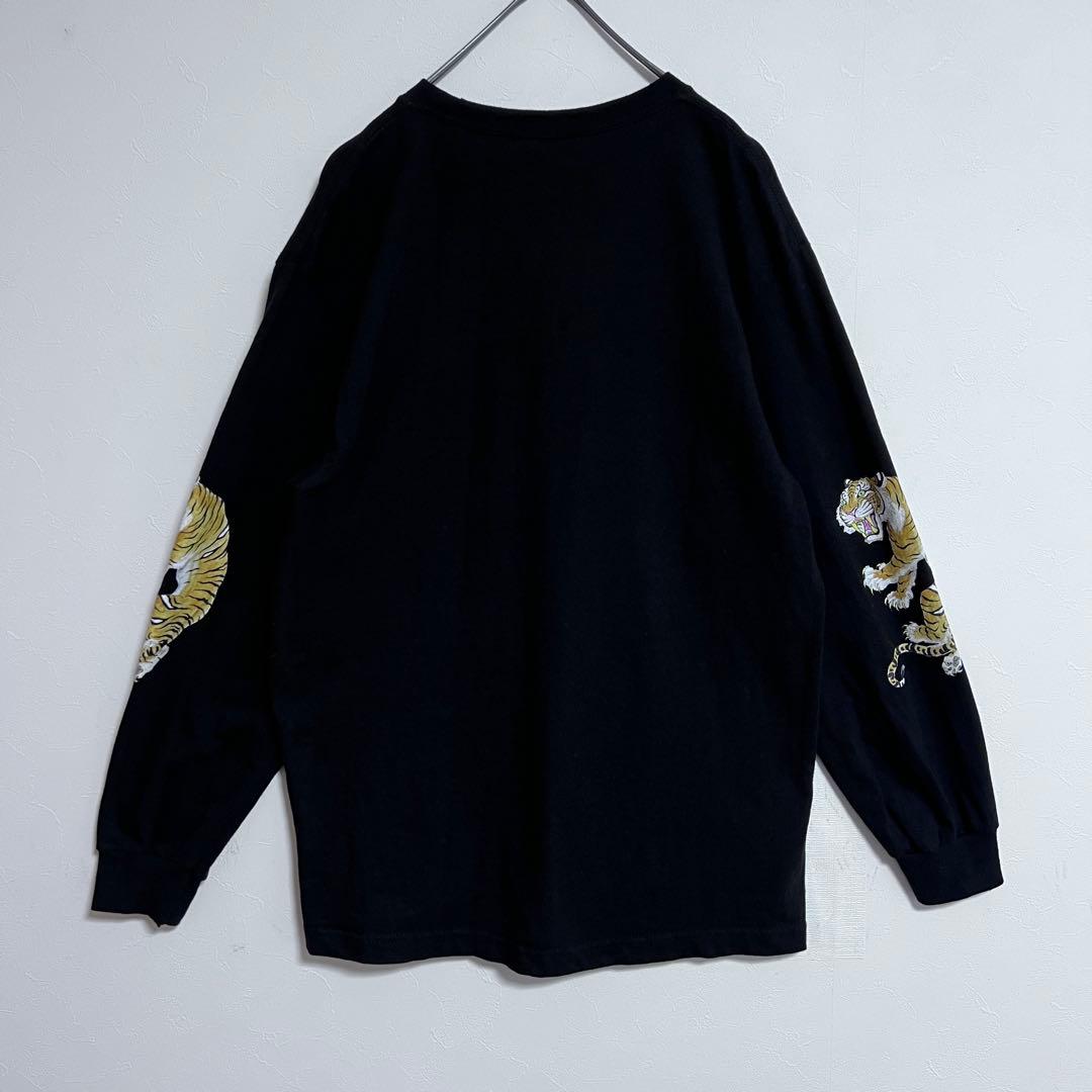 美品 WACKO MARIA TIM LEHI ロングスリーブ 虎 黒 M