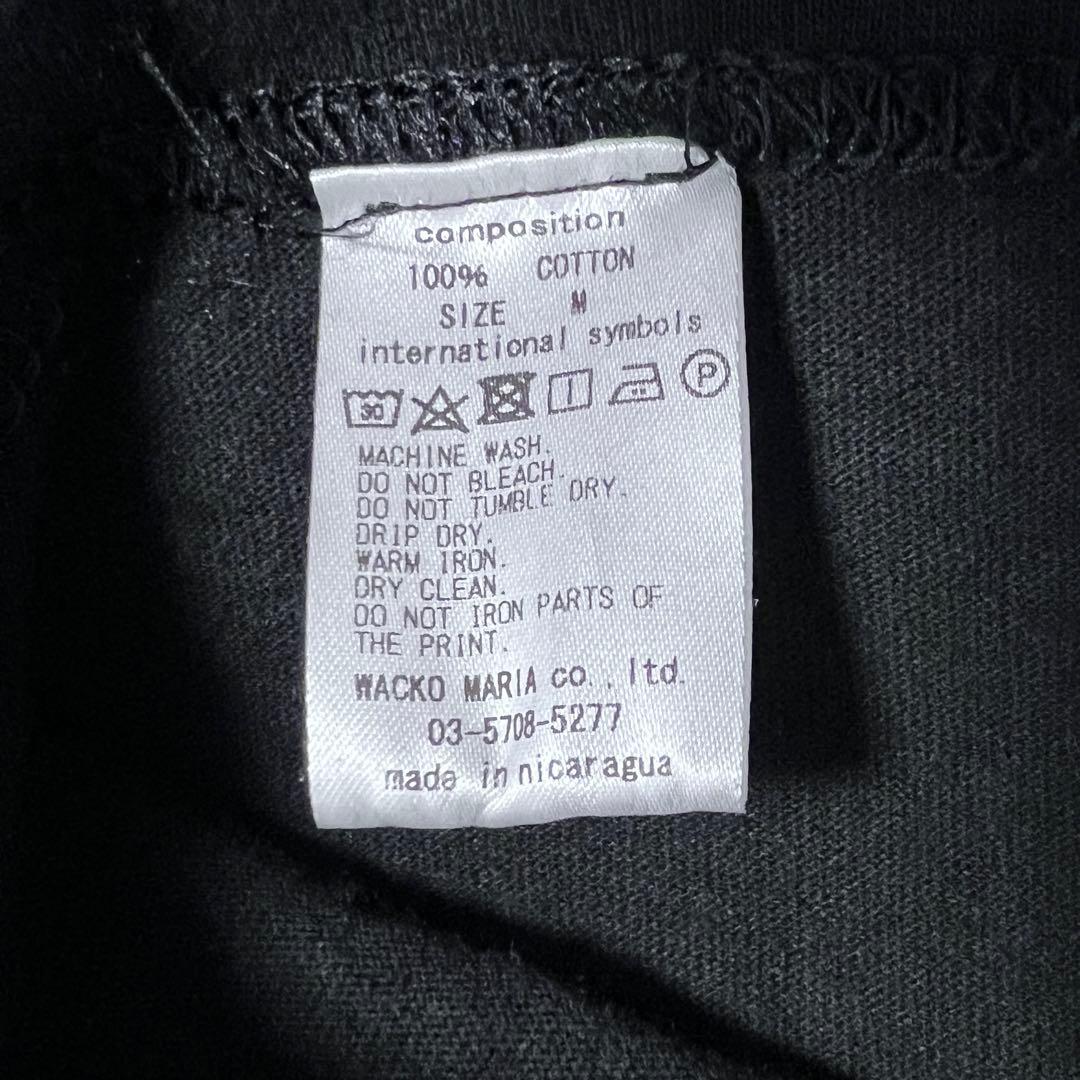 美品 WACKO MARIA TIM LEHI ロングスリーブ 虎 黒 M