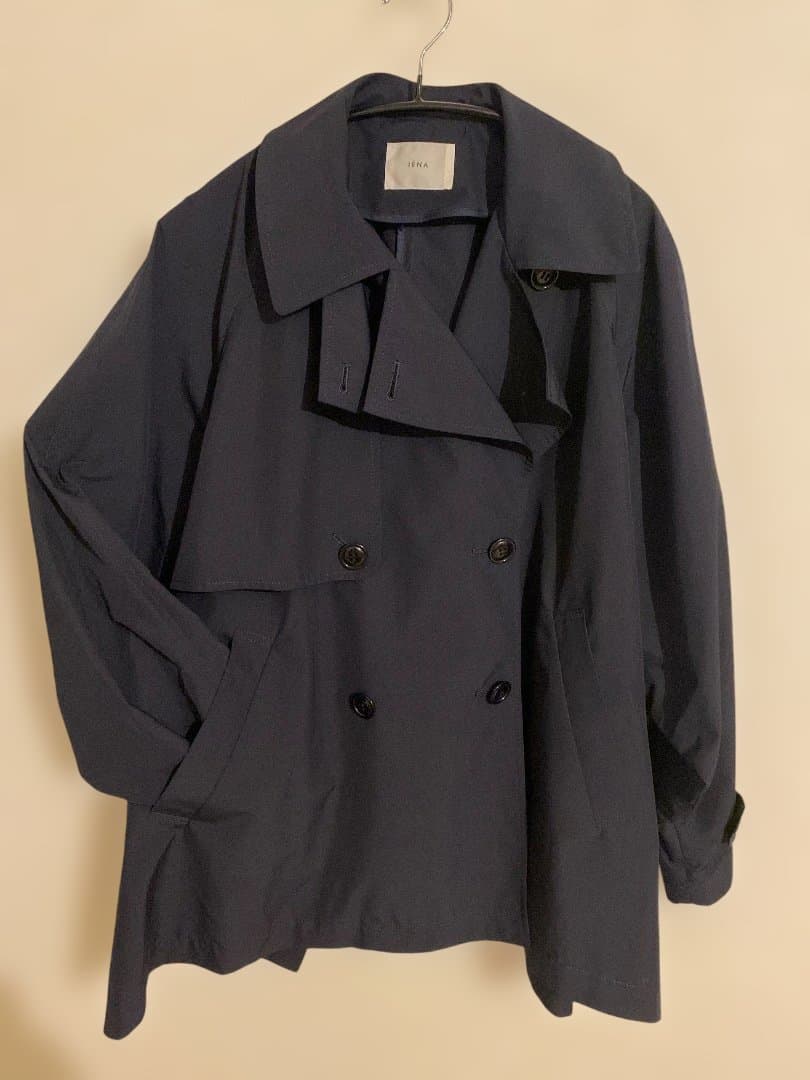 IENA PEポプリンオーバーショートコート