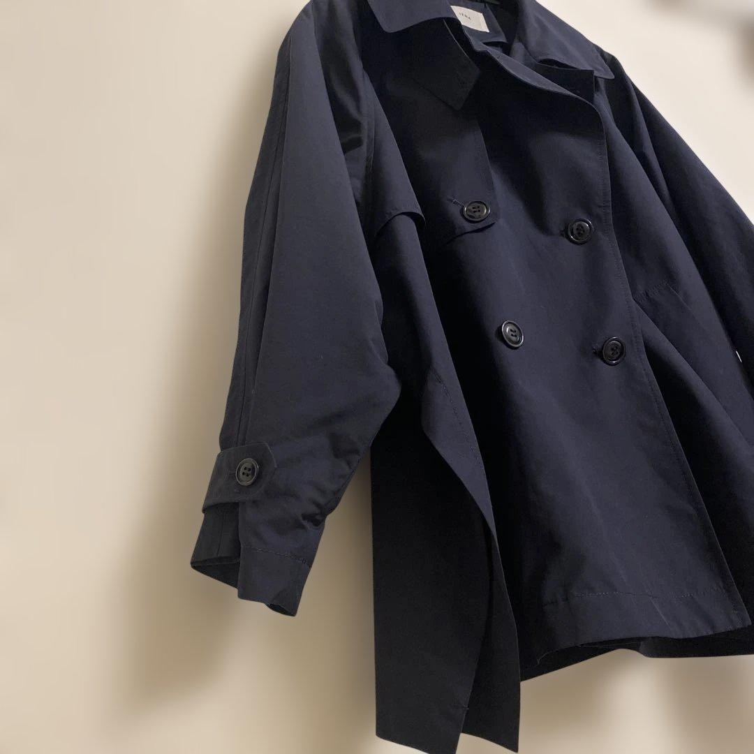 IENA PEポプリンオーバーショートコート