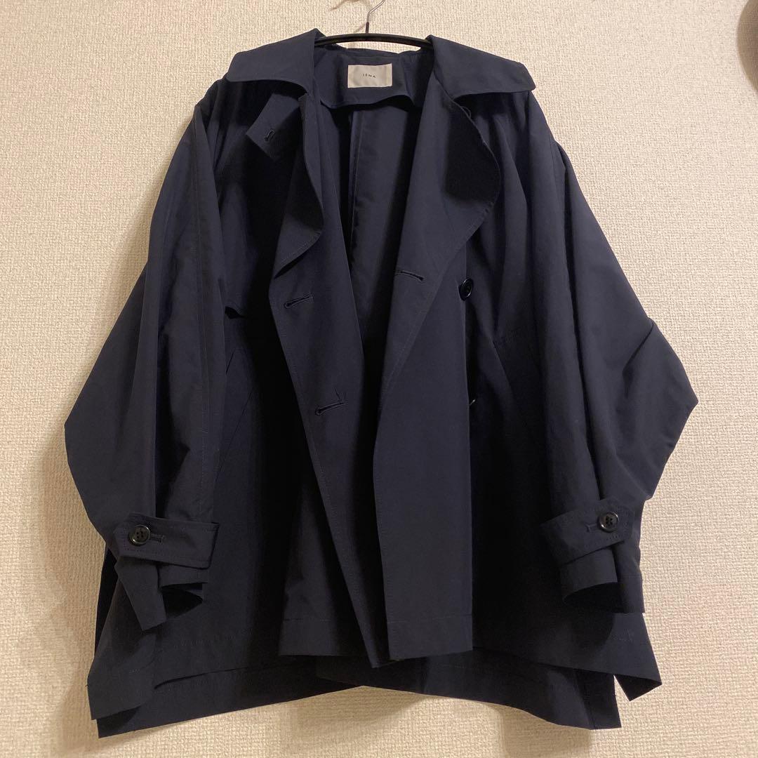 IENA PEポプリンオーバーショートコート