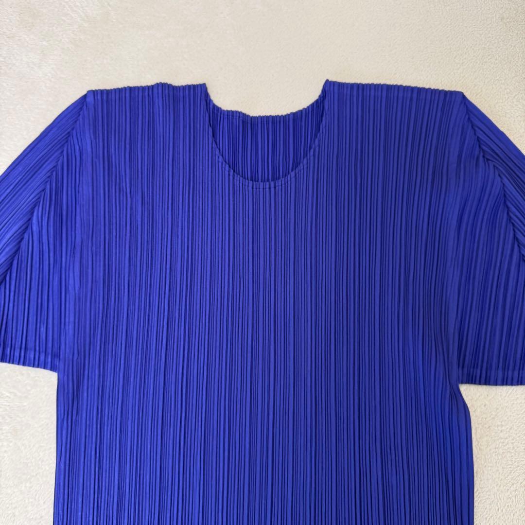 極美品✨ISSEY MIYAKE プリーツ　パープル　長袖　トップス