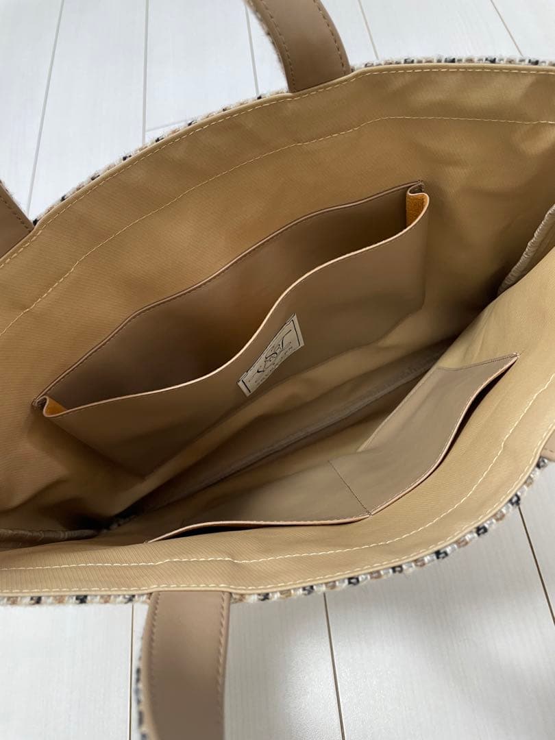 【ruru】seventen＊ワンポイント刺繍レッスンバッグ