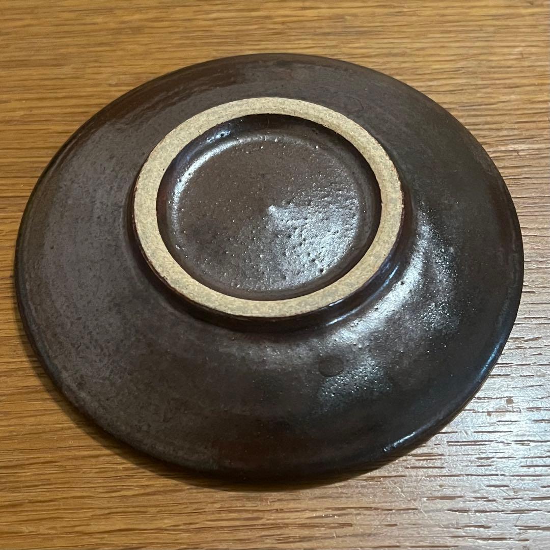 て*み様 やちむん 工房十鶴 コーヒー豆柄皿2枚