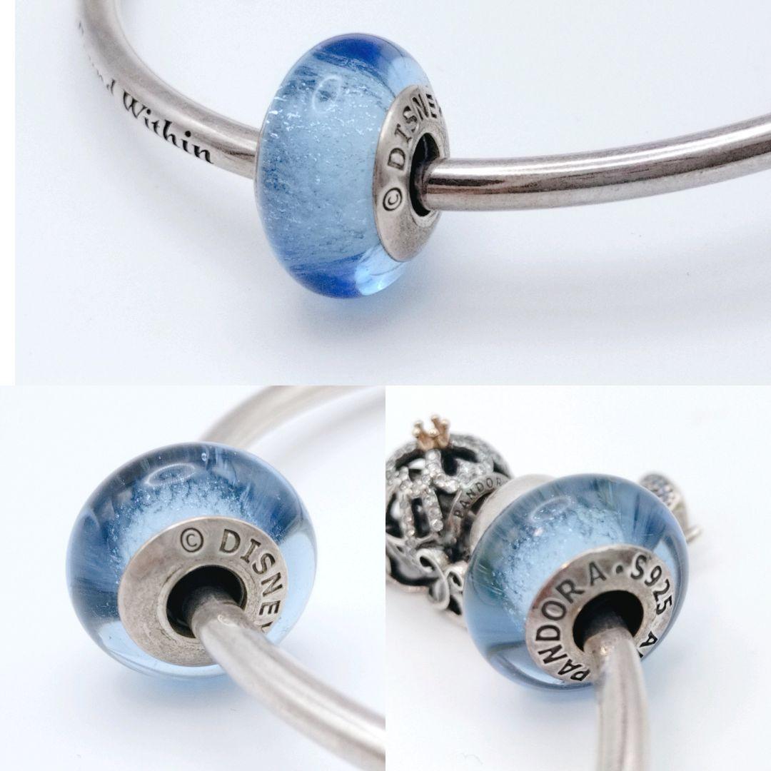 パンドラ　ディズニー　バングル　シンデレラ　シルバー925　メッセージ刻印