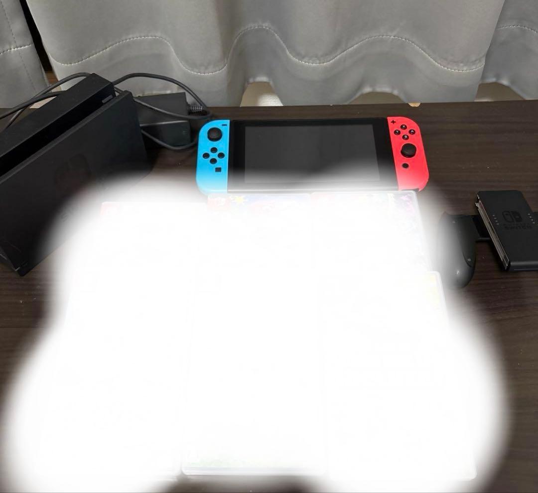 Nintendo Switch 本体　ポケモンsv、スプラ2、アケコン