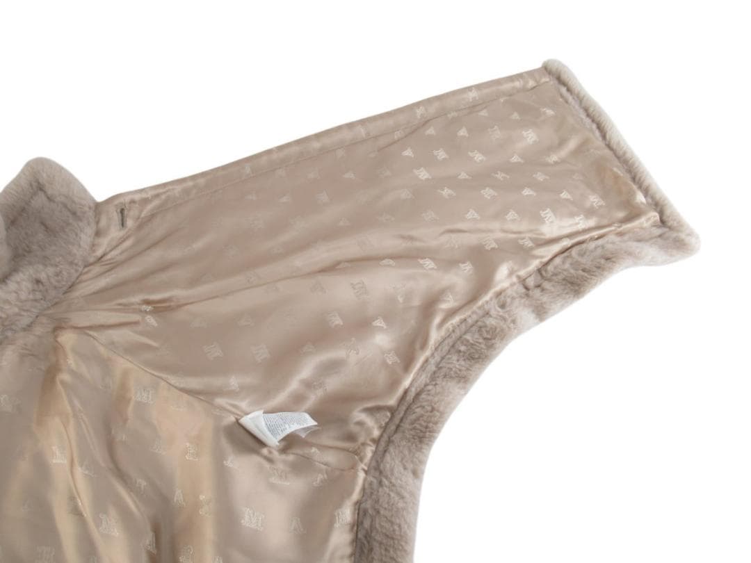 ■064■使用頻度少/超美品■MaxMara■テディベアケープ■ポンチョ■