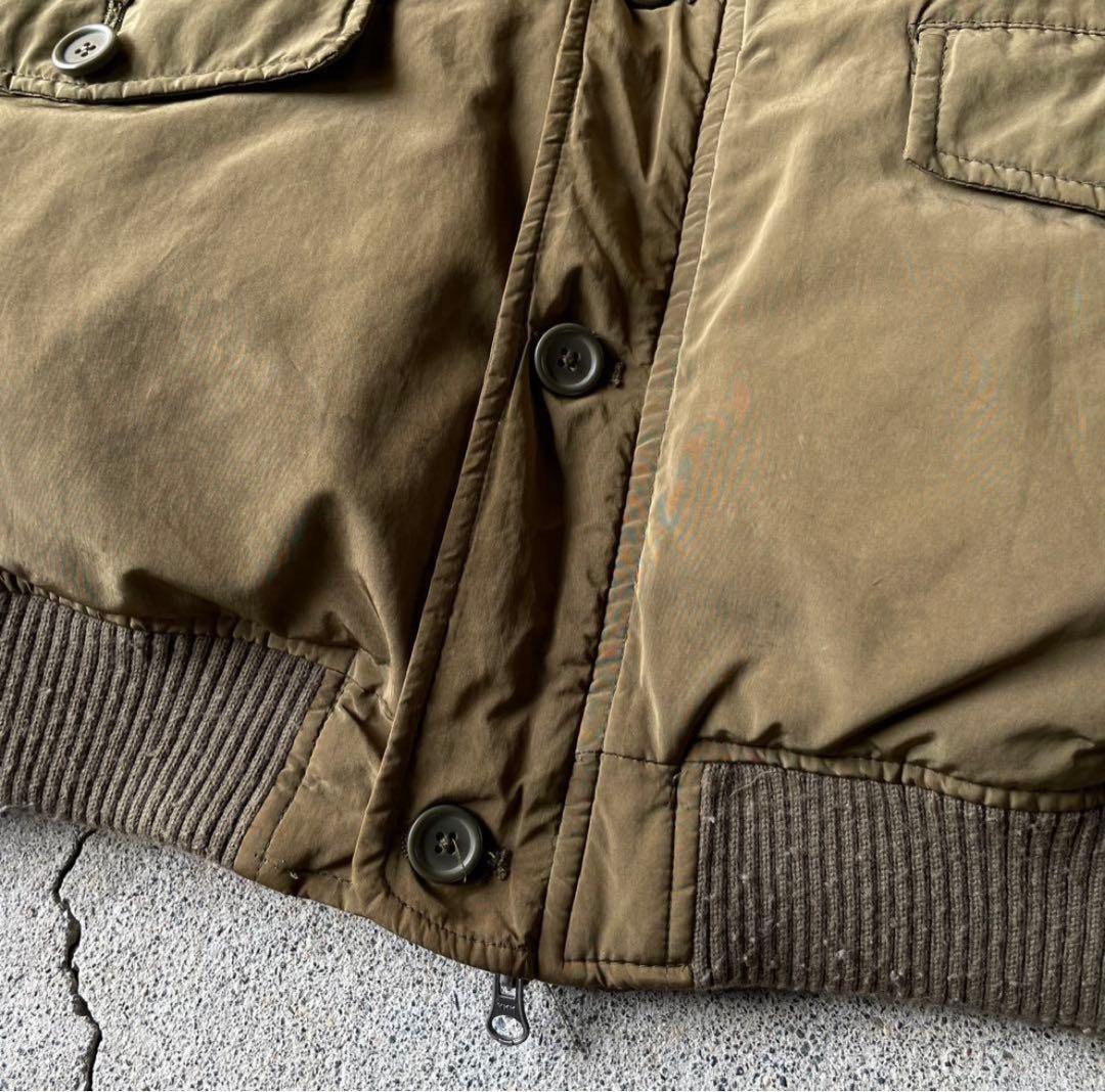 ジャケット・アウター 00s old gap n-2b fur down jacket archive