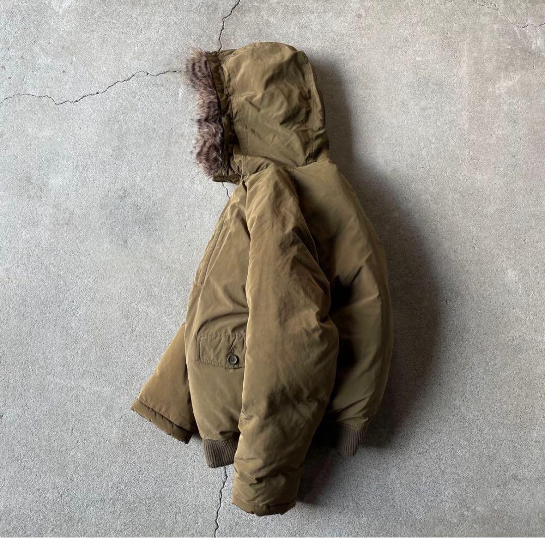 ジャケット・アウター 00s old gap n-2b fur down jacket archive
