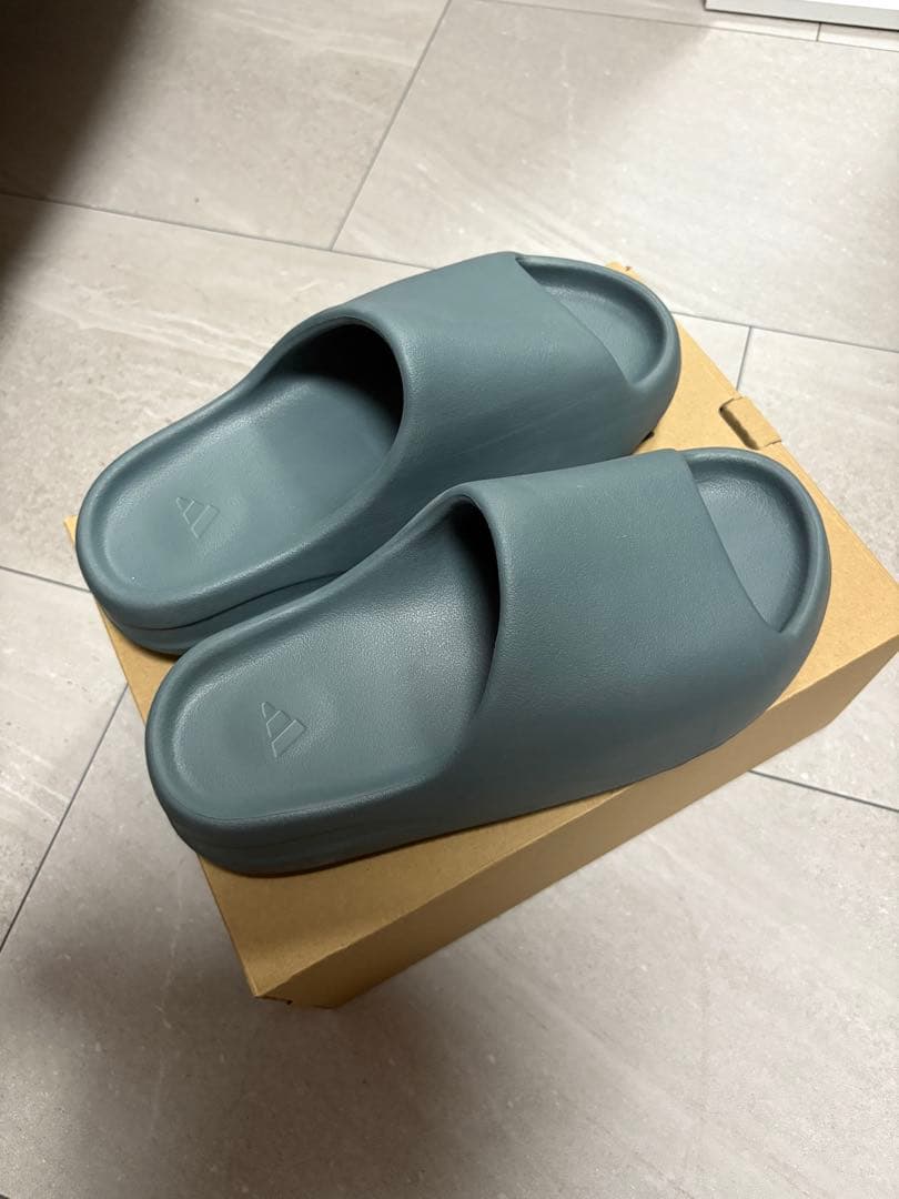 靴 adidas YEEZY Slide Slate Marine 26.5