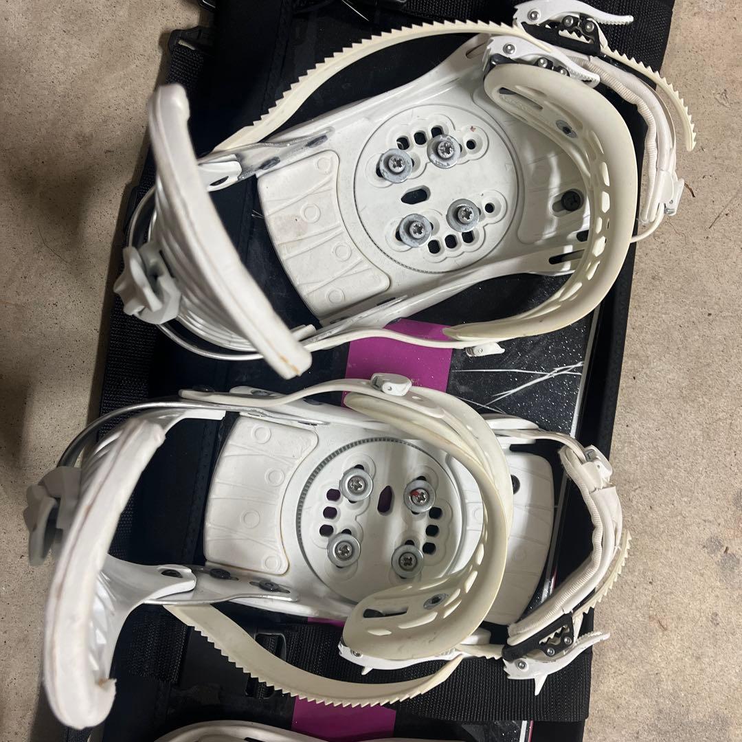 ZUMA スノーボードビンディング ホワイト