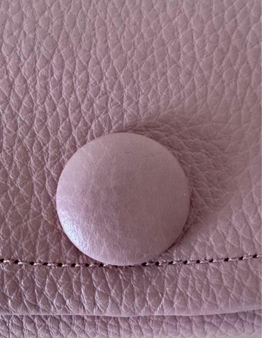 新品☆ジルスチュアート シボ革 レザー 二つ折り財布 ルナティ ☆ピンク