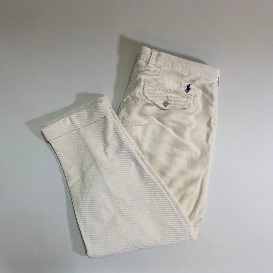 美品 POLO RALPH LAUREN コーデュロイパンツ ホワイト W34