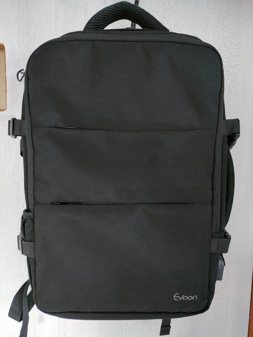 ●美品/Evoonマルチビジネスリュック2.0ブラック大容量20〜35L拡張可