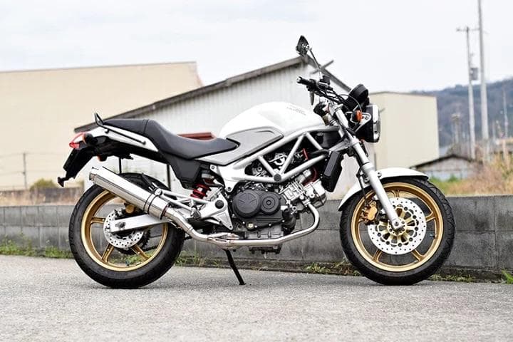 [新品] MC33 VTR250 リアライズ マフラー アリア FI車用