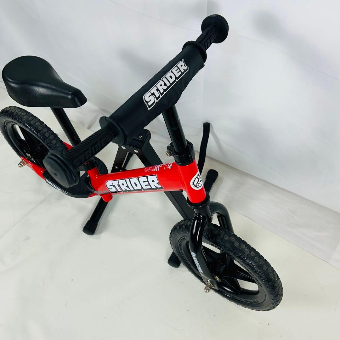【美品】ストライダー STRIDER スポーツ ステップ付きレッド12型 ②