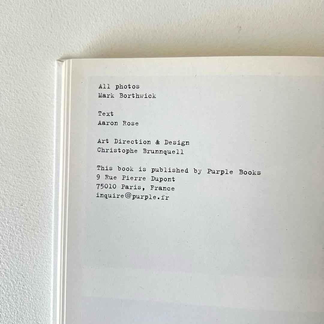 【新品】Mark Borthwick 「all events are even」