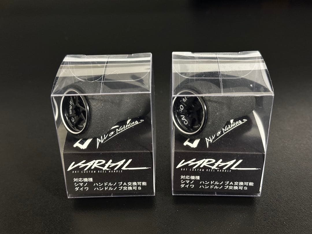 DRT バリアル カルフォームノブ Black × White Ribbon