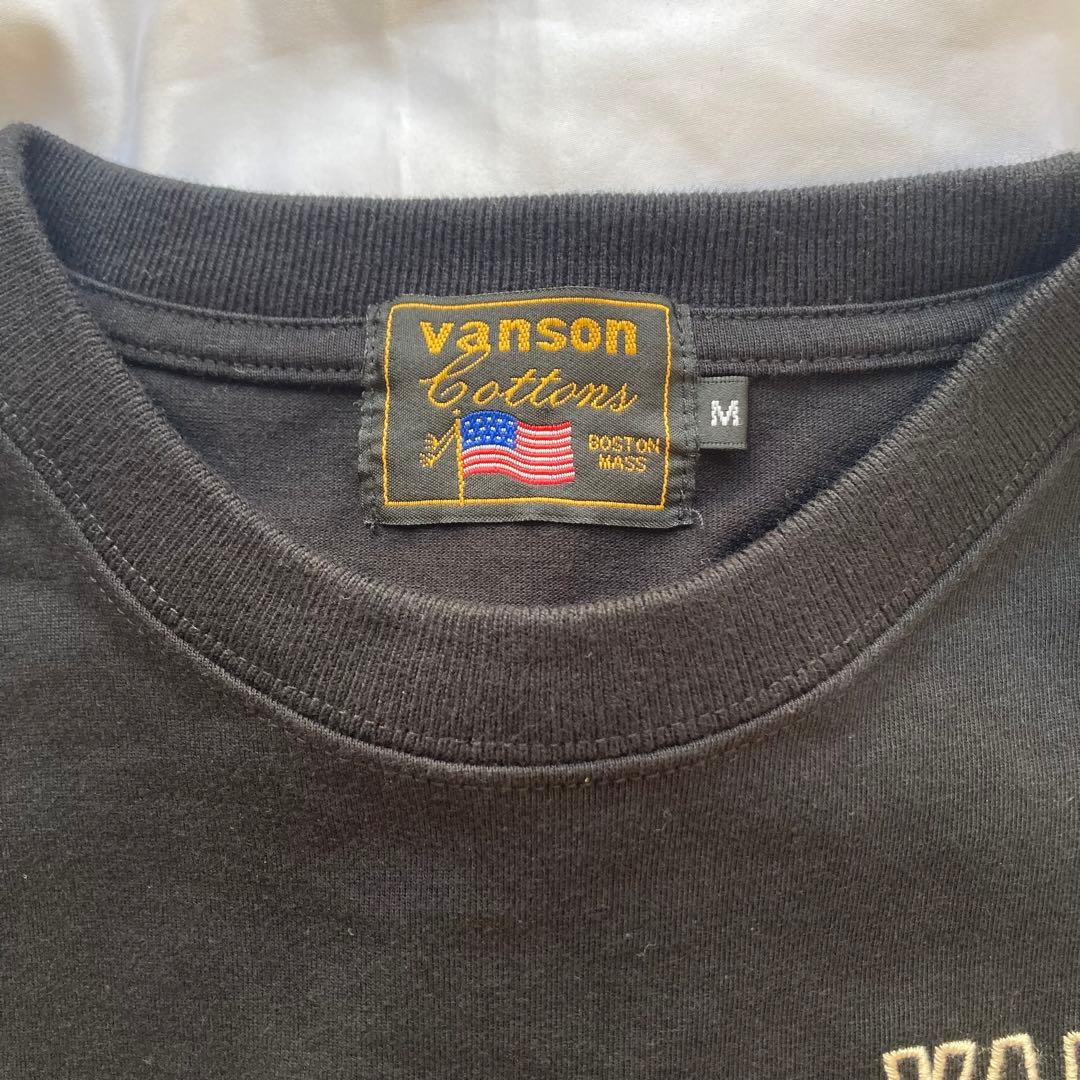 VANSON トゥイーティー デビル 刺繍 長袖 Tシャツ
