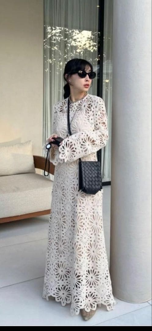 AMERI ヴィンテージレース ワンピース