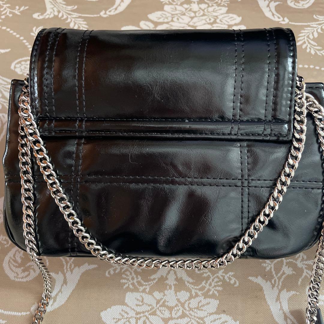 matin kim チェーンショルダーバック　ブラック